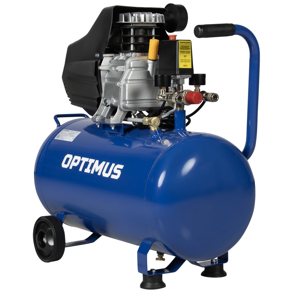 Поршневой компрессор Optimus 300л/мин, 2.2 кВт, 220 В, ресивер 50 л hd OPT-305030