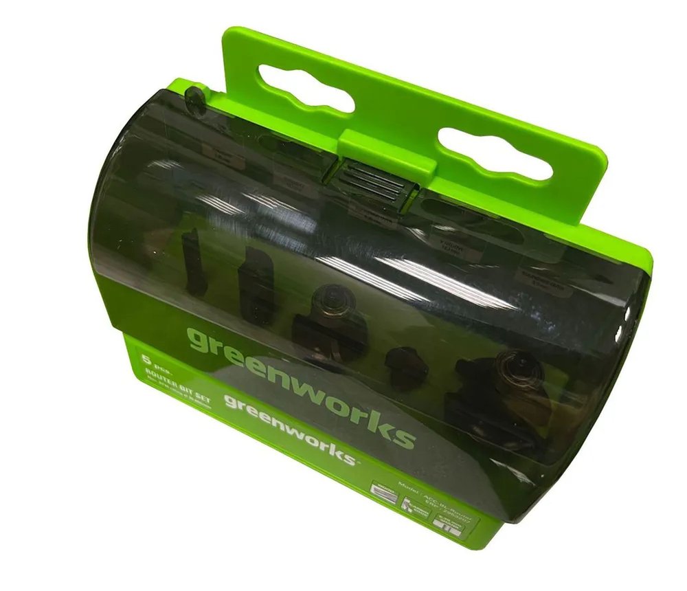 Набор фрез 5 шт для фрезера GreenWorks 2953207