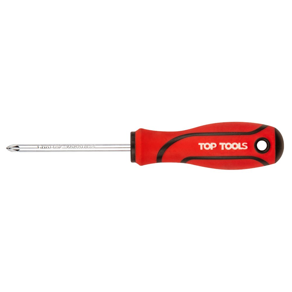 Отвертка Top Tools крестовая, PH1 x 75 mm 39D017