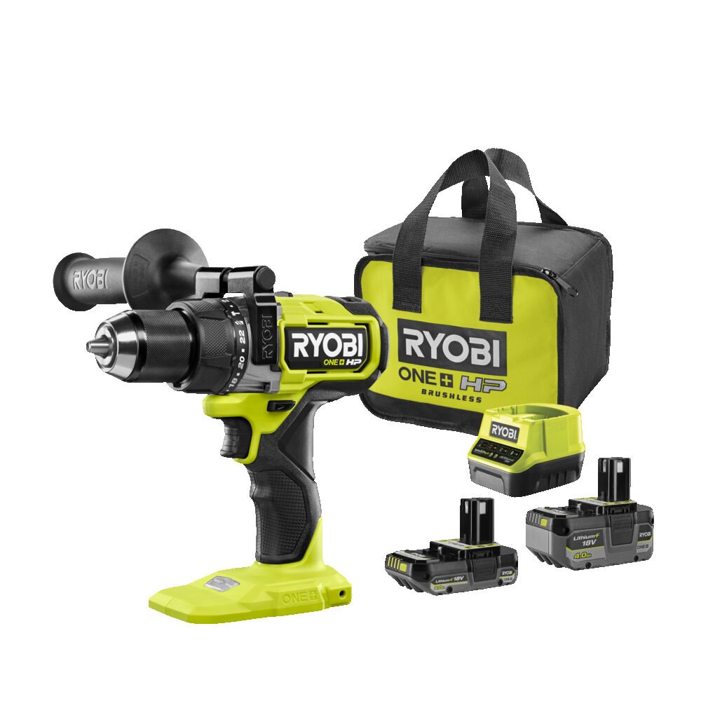 Дрель-шуруповерт Ryobi RPD18X-242S 18В, бесщеточная, ударная 5133005283