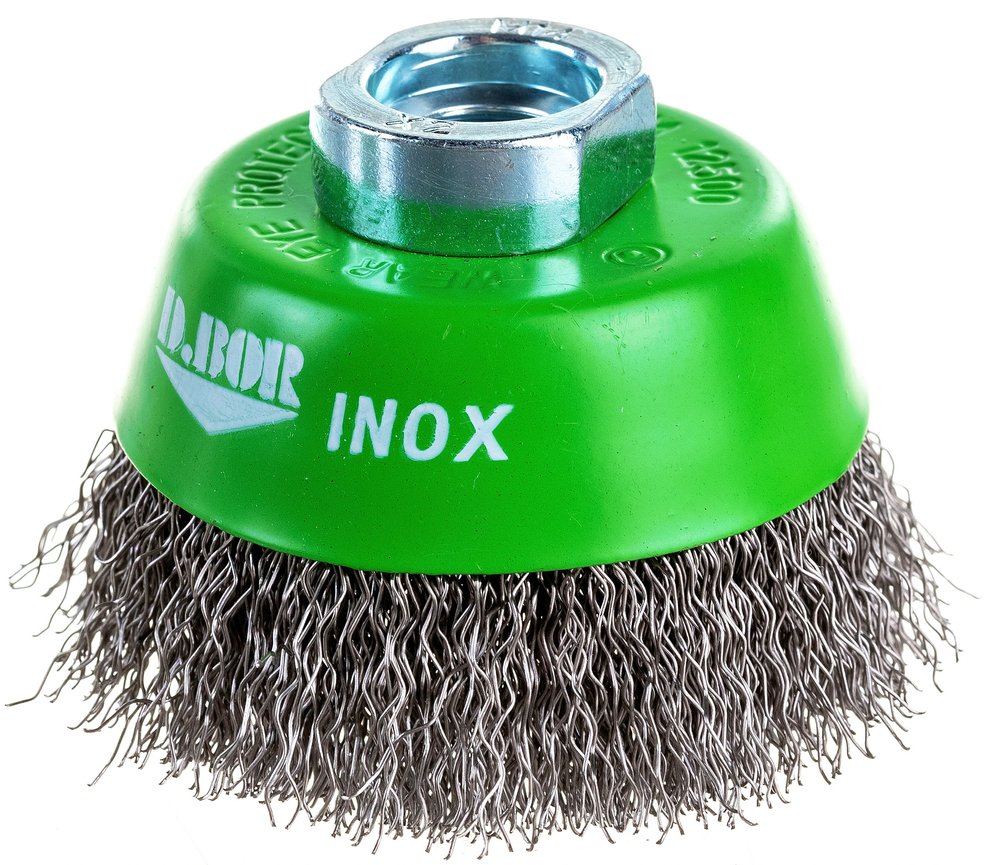 Щётка чашечная гофрированная INOX Standard (60 мм, М14) для УШМ D.BOR D01-IS-060-M14-030