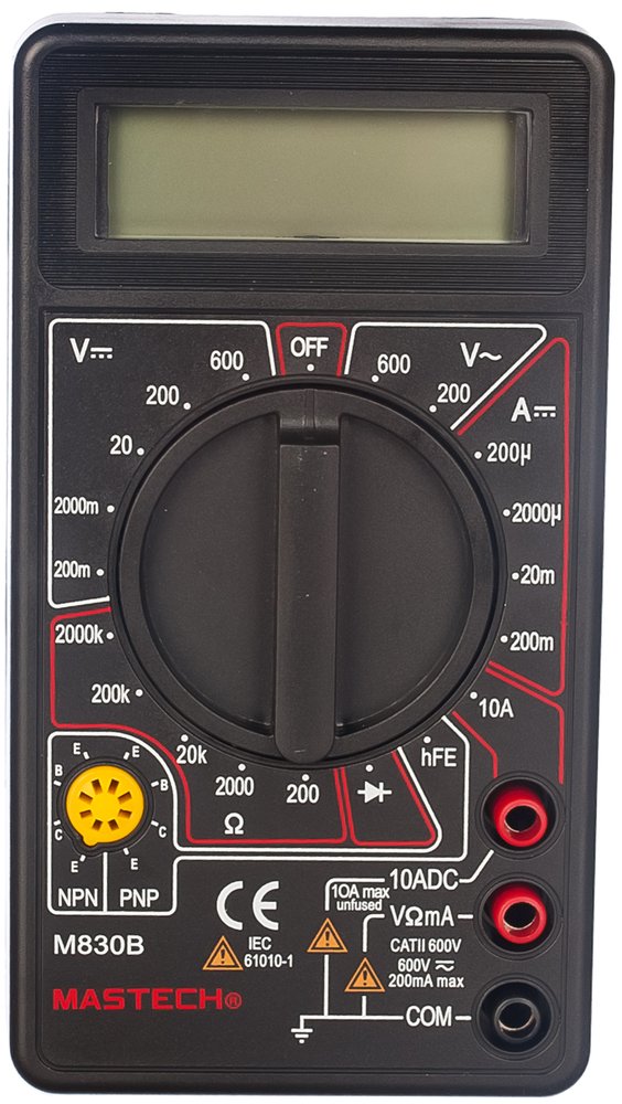 Мультиметр Mastech M830B, цифровой, 00-00000236