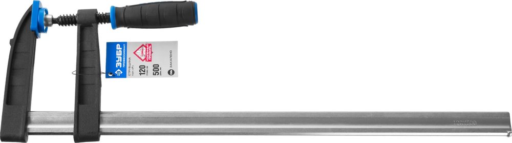 Струбцина Зубр ПС-50/12 тип F 500/120 мм, 32155-120-500_z01