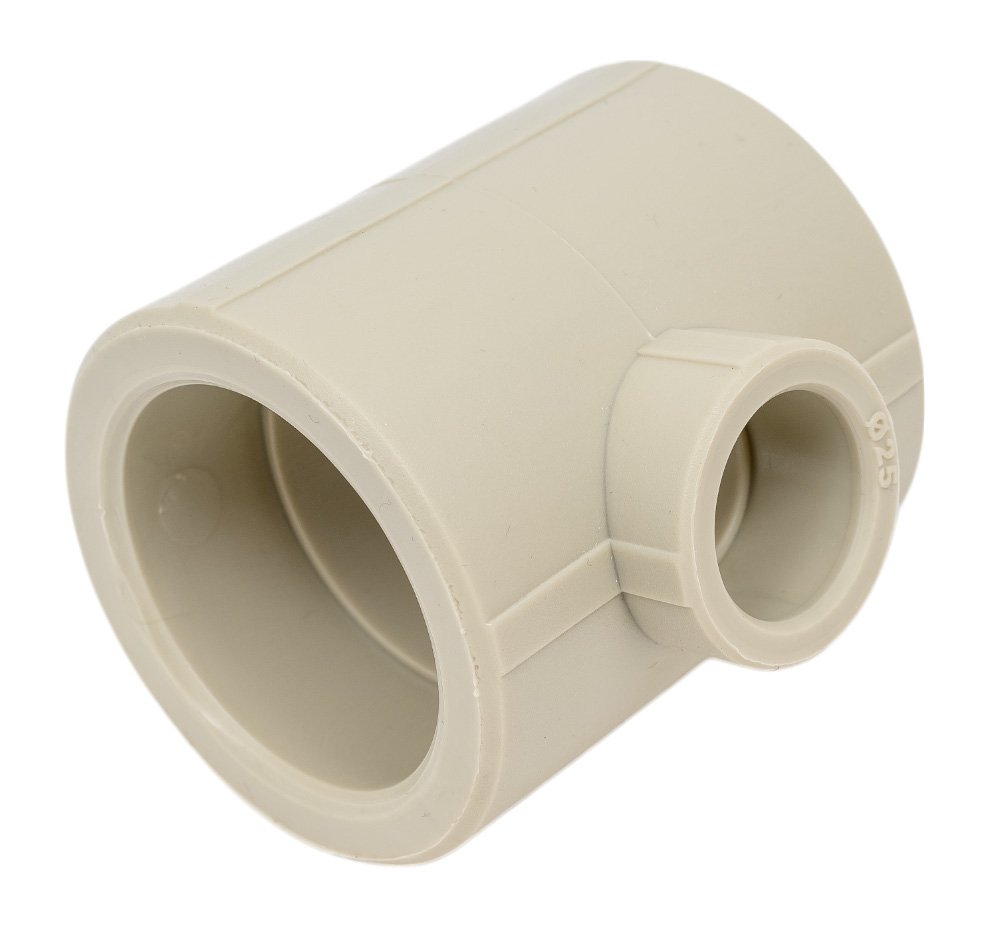 Тройник переходной VALFEX PP-R серый, 50х25х50 мм 10502550Г 127-0457