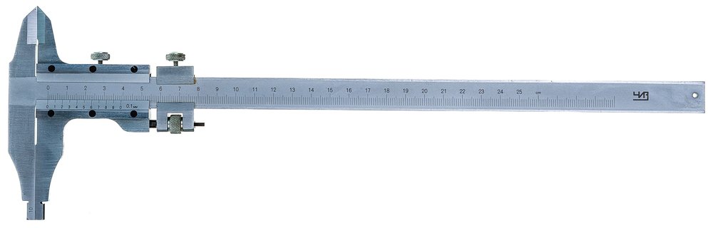 Штангенциркуль ЧИЗ ШЦ-2-250 0,1 С ПОВЕРКОЙ (ГРСИ № 93922-24) 011588а