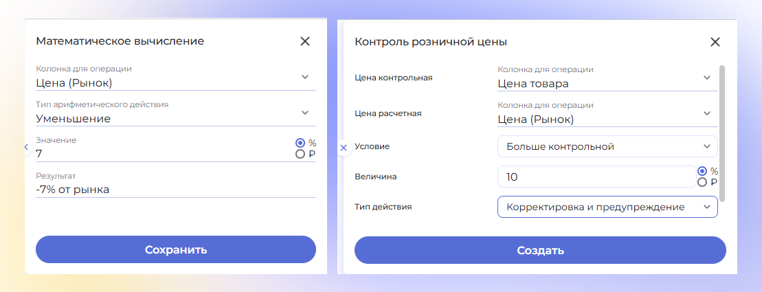 Кубики ценообразования Pretium