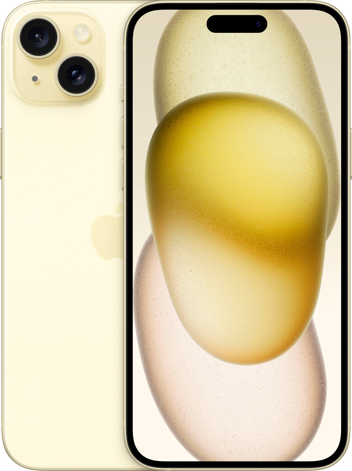 Смартфон Apple iPhone 15 Plus 256 ГБ, Dual nano SIM, желтый - изображение 1