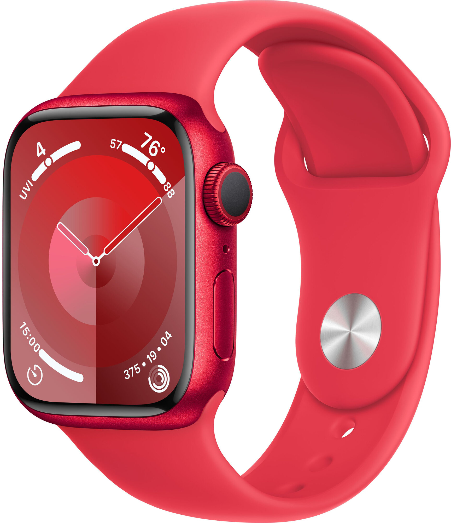 Умные часы Apple Watch Series 9 41 мм Aluminium Case GPS, Red S/M - изображение 1