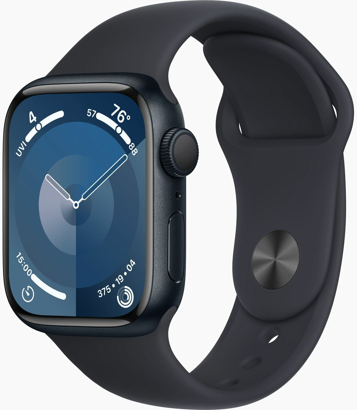 Умные часы Apple Watch Series 9 45 мм Aluminium Case GPS, Midnight M/L - изображение 1