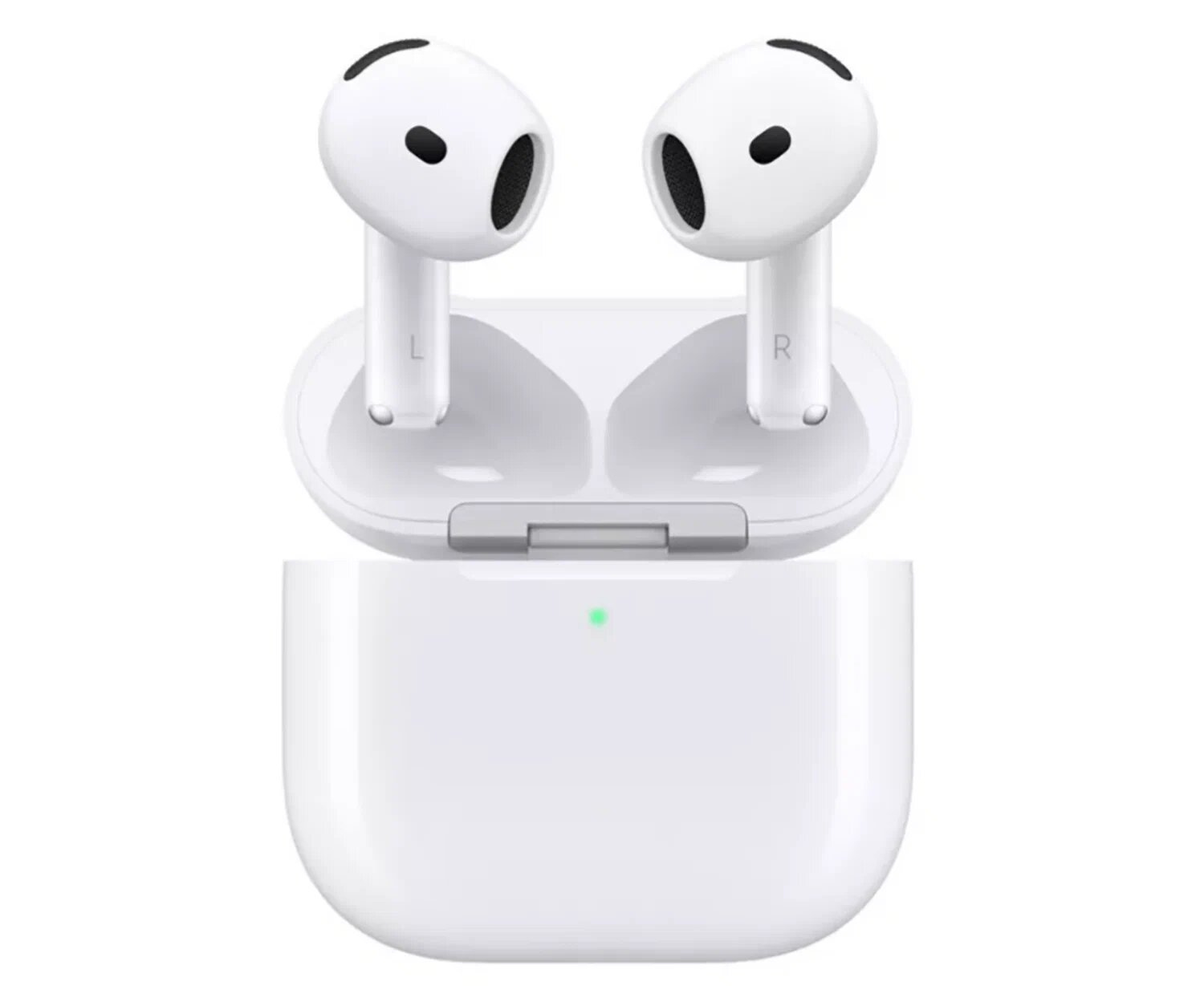 Беспроводные наушники Apple AirPods 4 with active noise cancellation and Transperency mode, USB-C, белый - изображение 1