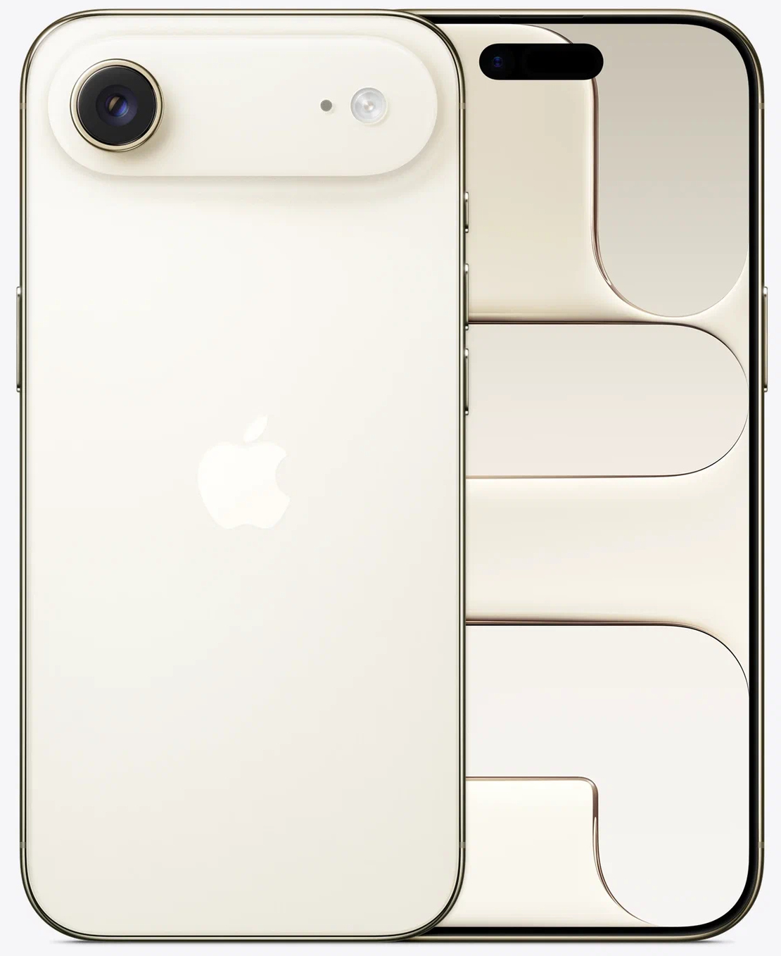 Смартфон Apple iPhone 17 Air 512 GB, Sky Light Gold (золотой), Dual eSIM, 1 год гарантия - изображение 1