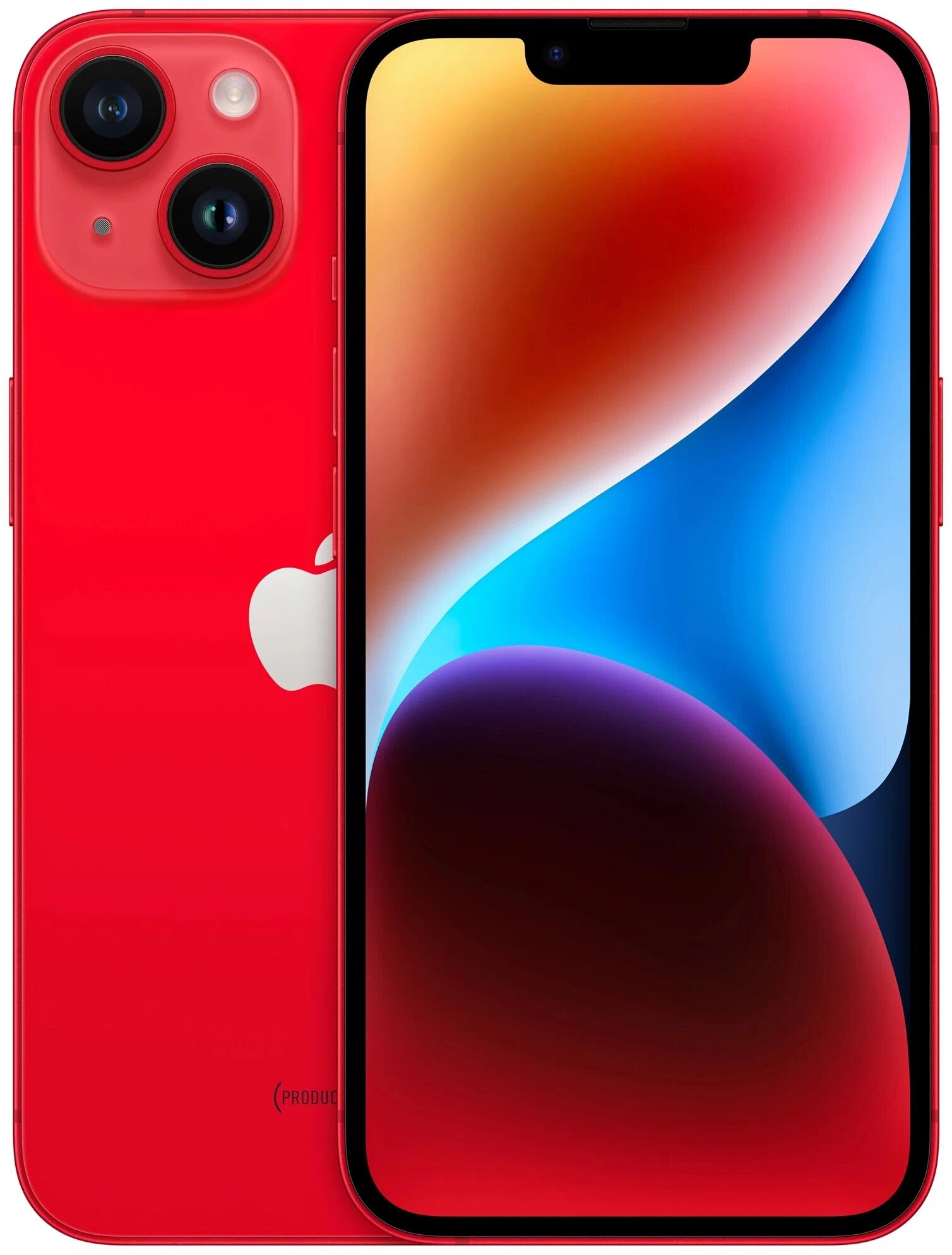 Смартфон Apple iPhone 14 256 ГБ Dual: nano SIM + eSIM красный - изображение 1