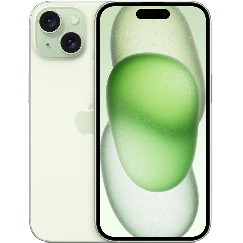 Смартфон Apple iPhone 15 128 ГБ Dual: nano SIM + nano Sim Green (зелeный) - изображение 1