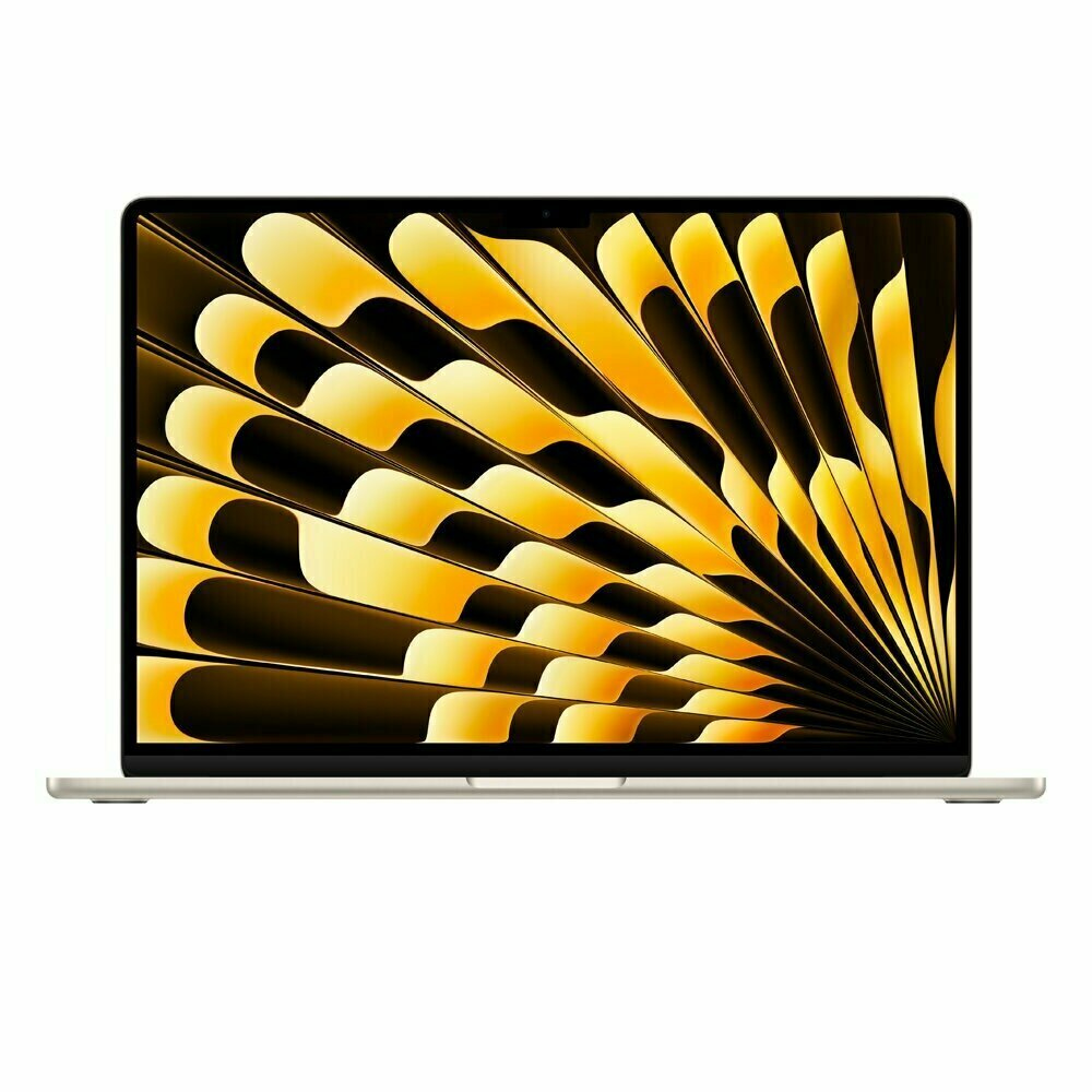 13.6" Ноутбук Apple MacBook Air 13 2022, Apple M2, RAM 16 ГБ, SSD 256 ГБ, MC7W4, Starlight, английская раскладка - изображение 1