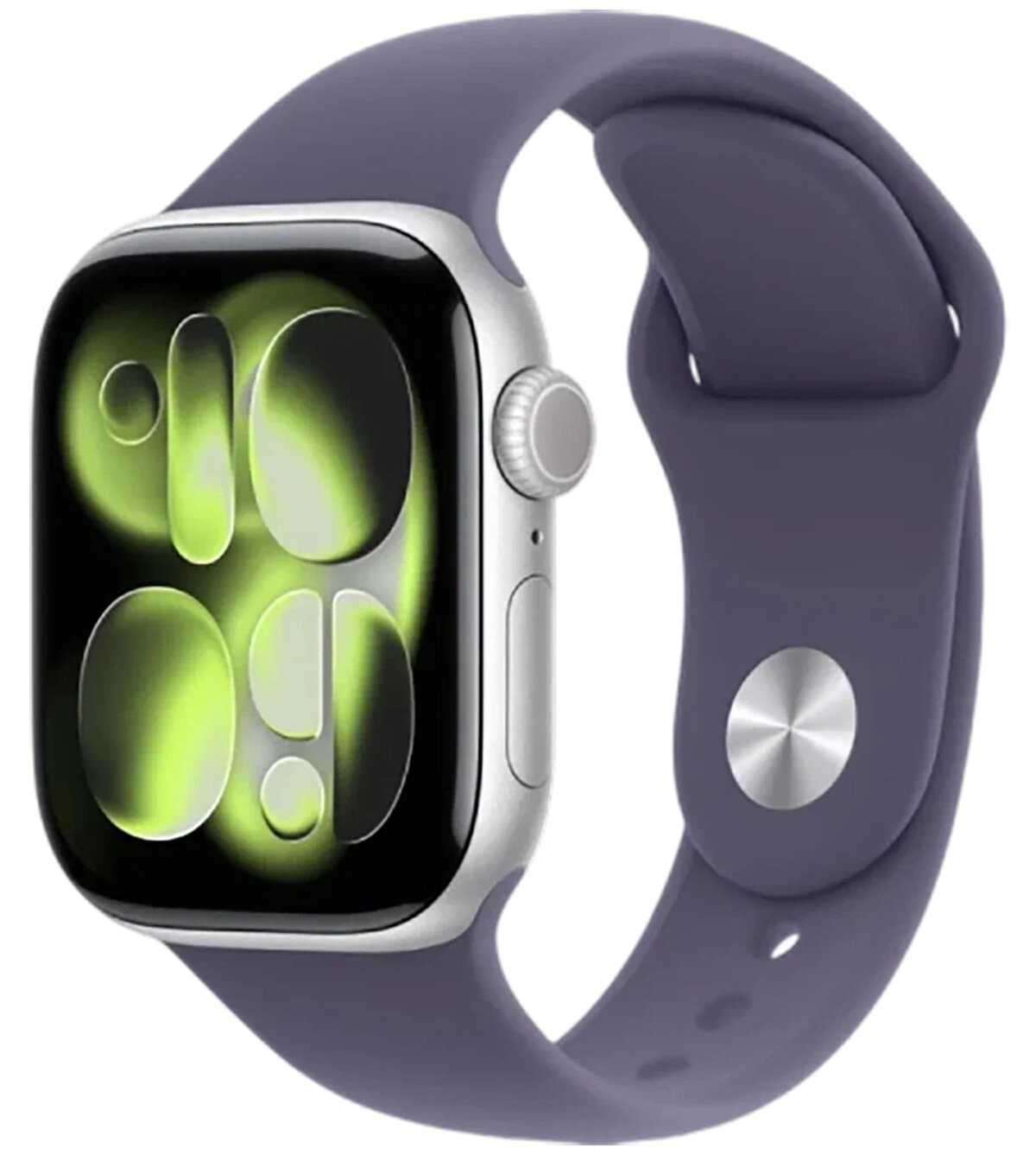 Умные часы Apple Watch S11 46mm Silver, Purple Fog Sport Band S/M - изображение 1