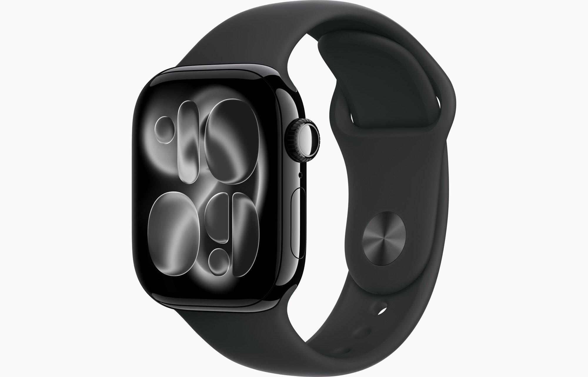 Умные часы Apple Watch S11 46mm Jet Black GPS Aluminium Case with Black Sport Band - M/L MEUX4 - изображение 1