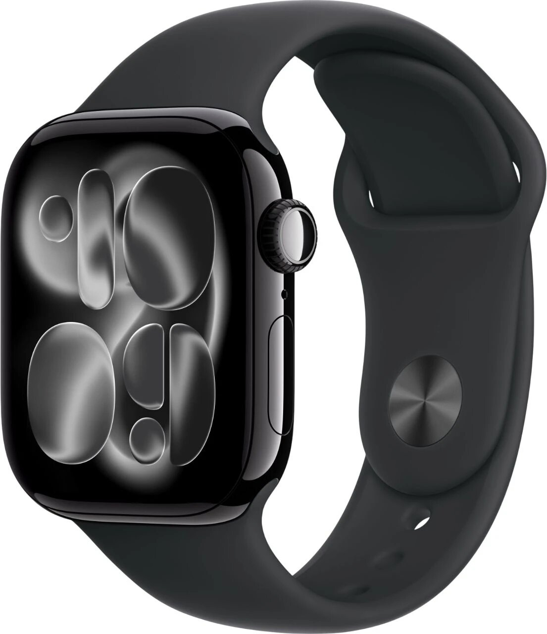 Умные часы Apple Watch Series 11 46mm Jet Black Aluminium Case with Black Sport Band S/M - изображение 1