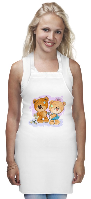 Printio Фартук Влюблённые медвежата printio футболка классическая влюблённые медвежата