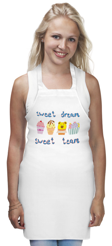 Printio Фартук Sweet dream - sweet team printio детская футболка классическая унисекс sweet dream sweet team