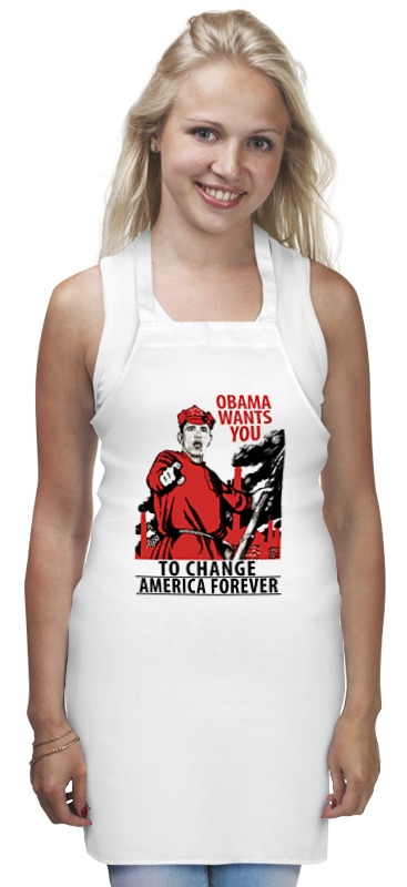 Printio Фартук Obama red army printio футболка с полной запечаткой мужская obama red army