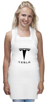 Заказать фартук в Москве. Фартук TESLA от DESIGNER   - готовые дизайны и нанесение принтов.