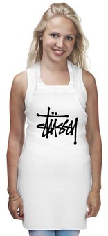 Заказать фартук в Москве. Фартук Stussy от DESIGNER   - готовые дизайны и нанесение принтов.