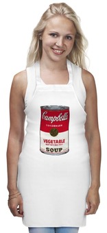 Заказать фартук в Москве. Фартук Campbell soup от Антон Величко - готовые дизайны и нанесение принтов.