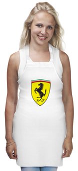 Заказать фартук в Москве. Фартук Ferrari  от DESIGNER   - готовые дизайны и нанесение принтов.