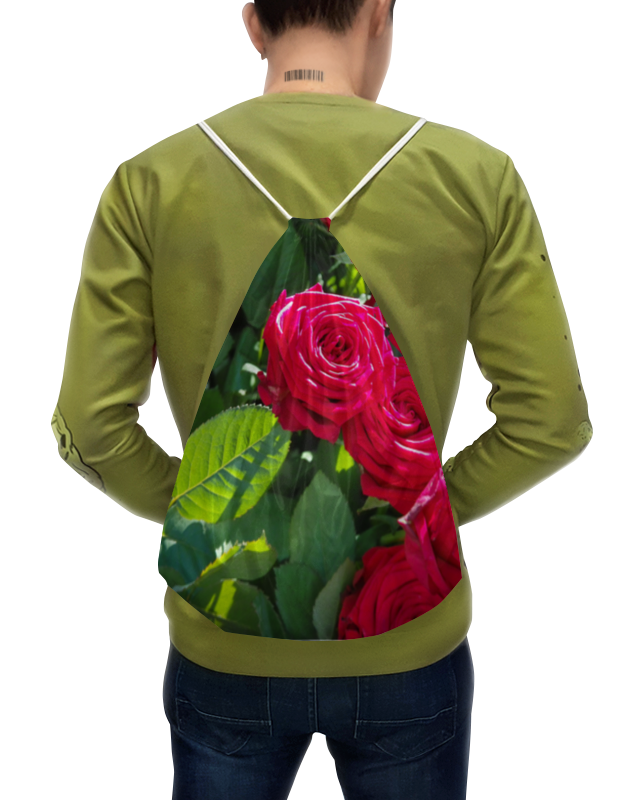 Printio Рюкзак-мешок с полной запечаткой Сад роз printio рюкзак мешок с полной запечаткой сердечко из роз