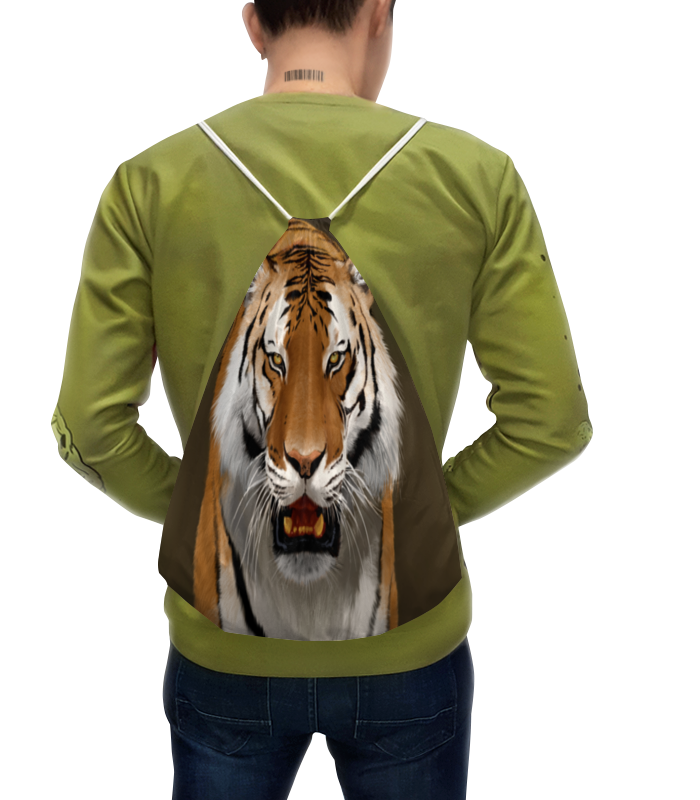 Printio Рюкзак-мешок с полной запечаткой Дикий зверь printio футболка с полной запечаткой мужская дикий зверь
