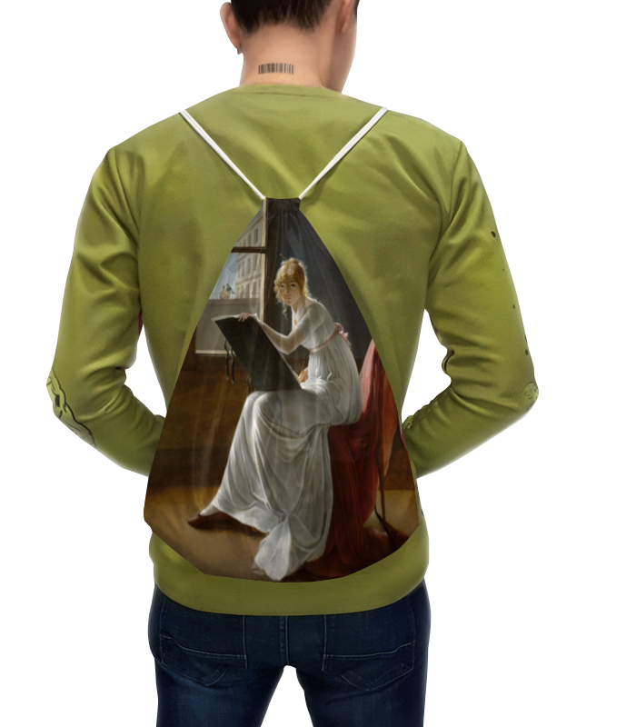 Printio Рюкзак-мешок с полной запечаткой Портрет молодой женщины (мари-дениз вильер) printio футболка классическая портрет молодой женщины мари дениз вильер