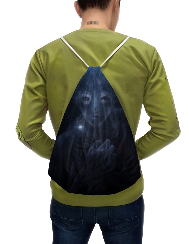 Printio Рюкзак-мешок с полной запечаткой Призрак глубокого моря printio футболка с полной запечаткой женская призрак глубокого моря