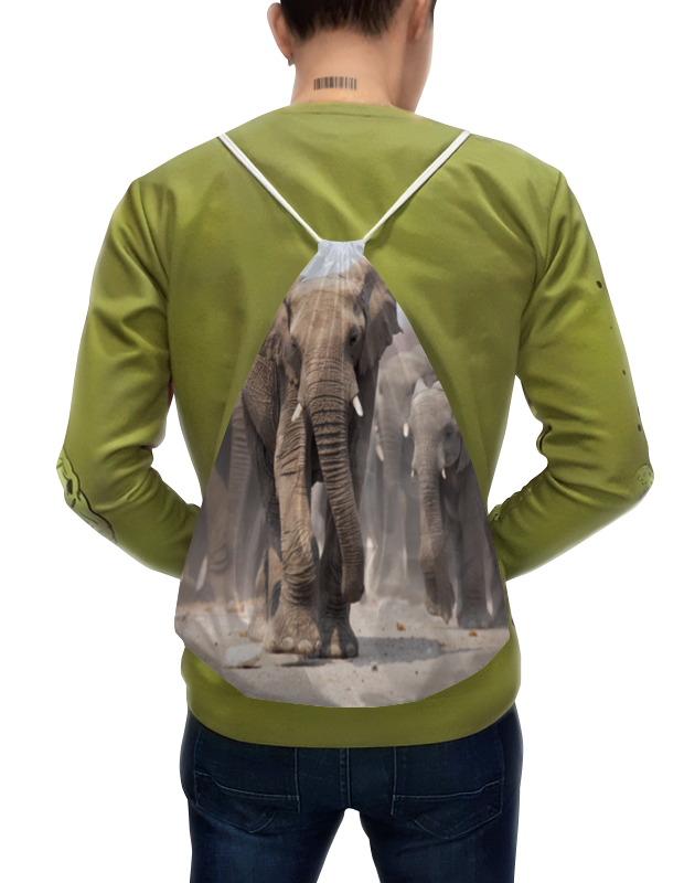 printio рюкзак 3d слоны Printio Рюкзак-мешок с полной запечаткой Слоны