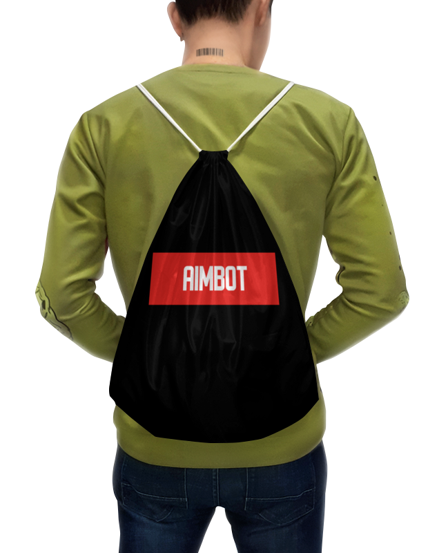 Printio Рюкзак-мешок с полной запечаткой Aimbot printio футболка с полной запечаткой мужская aimbot