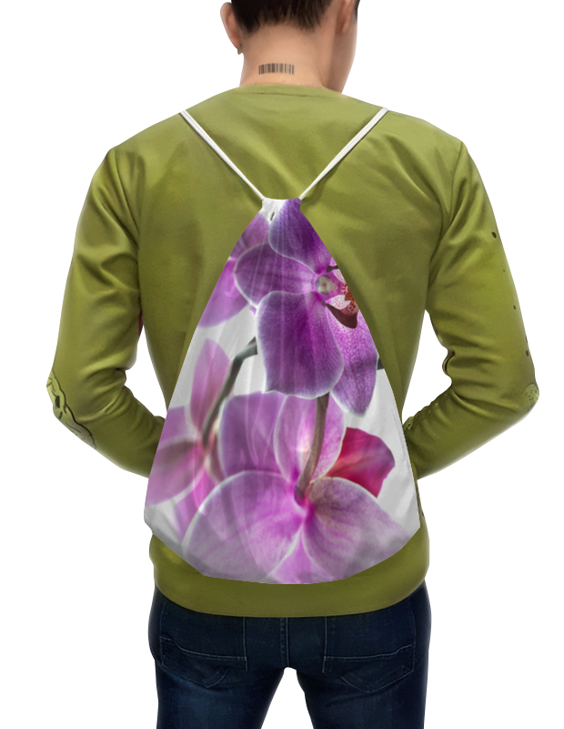 Printio Рюкзак-мешок с полной запечаткой Орхидея printio рюкзак мешок с полной запечаткой blackpink розовый цветок