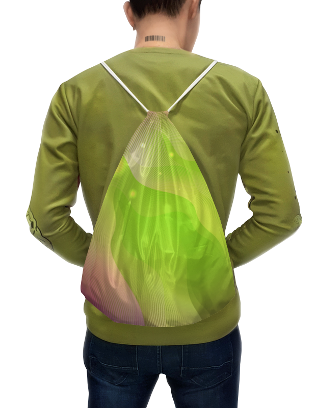 Printio Рюкзак-мешок с полной запечаткой Яркие волнистые линии printio рюкзак мешок с полной запечаткой радужные линии