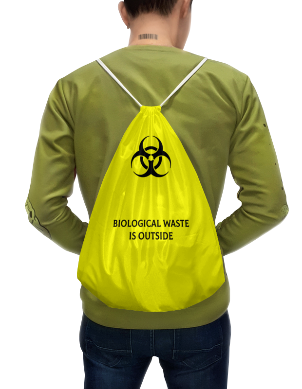 Printio Рюкзак-мешок с полной запечаткой Biohazard