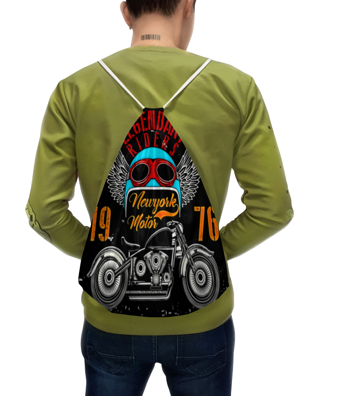 Printio Рюкзак-мешок с полной запечаткой Legendary riders printio футболка с полной запечаткой для девочек legendary riders