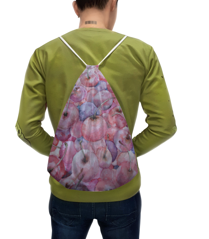 Printio Рюкзак-мешок с полной запечаткой Вишня россыпью printio футболка с полной запечаткой женская вишня россыпью