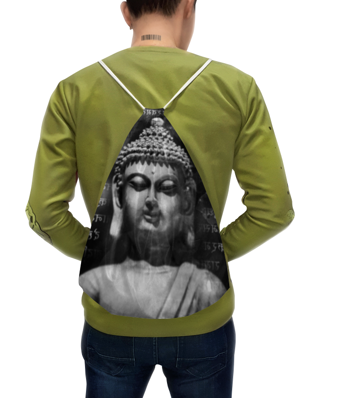 Printio Рюкзак-мешок с полной запечаткой Будда (письмена) printio футболка с полной запечаткой мужская будда письмена