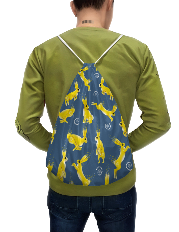 Printio Рюкзак-мешок с полной запечаткой Sunny bunnies printio футболка с полной запечаткой женская солнечные зайчики