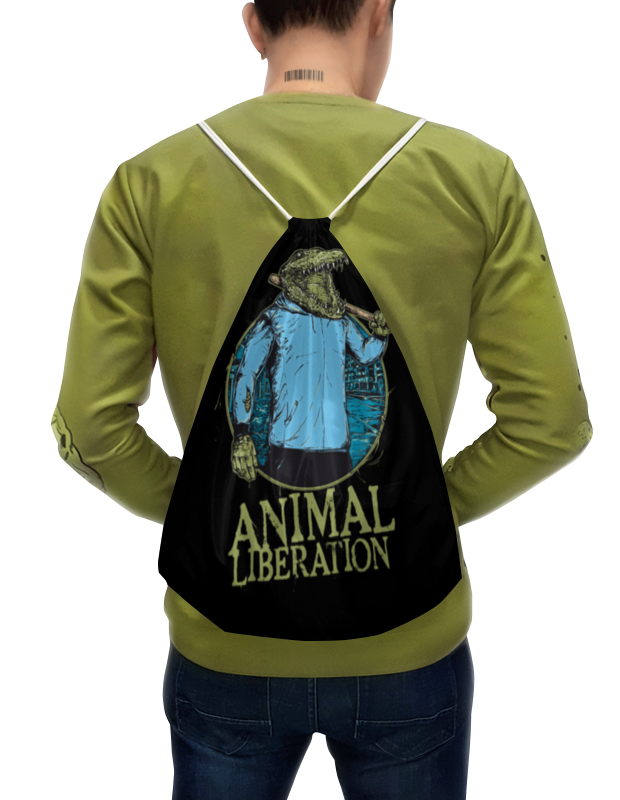 Printio Рюкзак-мешок с полной запечаткой Animal liberation