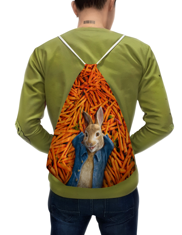 Printio Рюкзак-мешок с полной запечаткой Кролик питер printio свитшот женский с полной запечаткой кролик питер