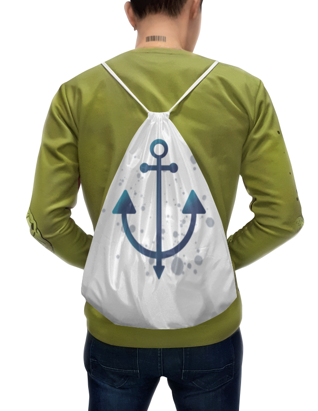 Printio Рюкзак-мешок с полной запечаткой Якорь printio футболка с полной запечаткой для мальчиков осьминог морячок