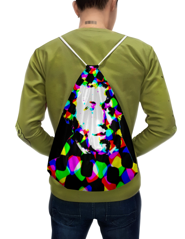 Printio Рюкзак-мешок с полной запечаткой Пушкин printio футболка с полной запечаткой мужская пушкин
