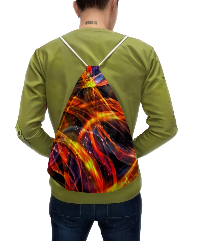 Printio Рюкзак-мешок с полной запечаткой Пожар printio футболка с полной запечаткой женская пожар