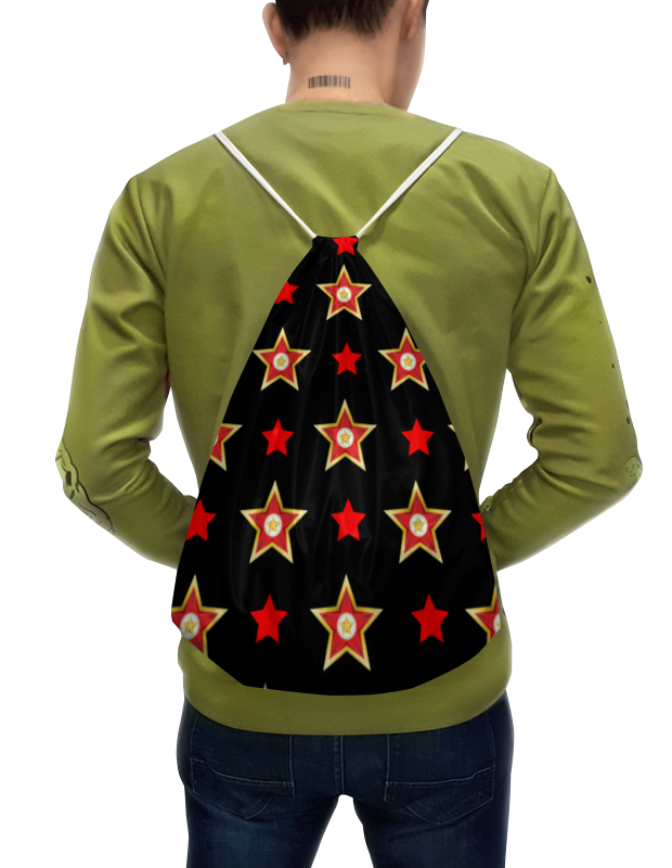 Printio Рюкзак-мешок с полной запечаткой Звезды березин ф красные звезды