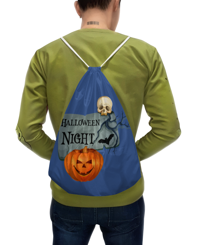 Printio Рюкзак-мешок с полной запечаткой Хэллоуин printio рюкзак мешок с полной запечаткой камуфляж и черепа