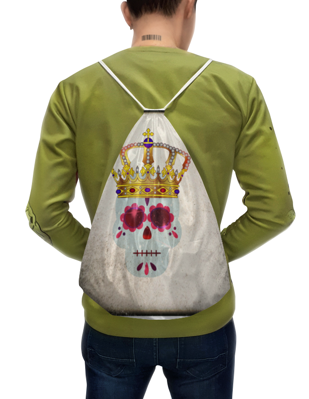 Printio Рюкзак-мешок с полной запечаткой Череп в короне printio рюкзак мешок с полной запечаткой черепа