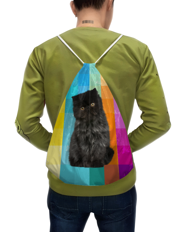 Printio Рюкзак-мешок с полной запечаткой Котенок printio рюкзак мешок с полной запечаткой котенок с клубком